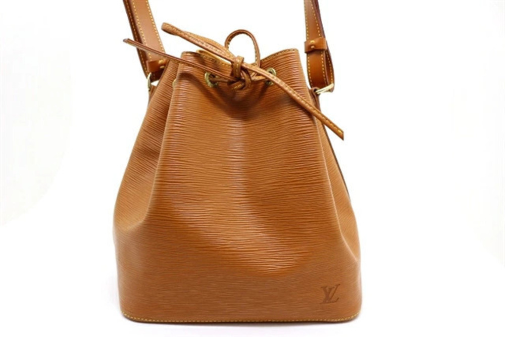 LOUIS VUITTON Noe Bag Shoulder Epi Zipangu Gold Brown